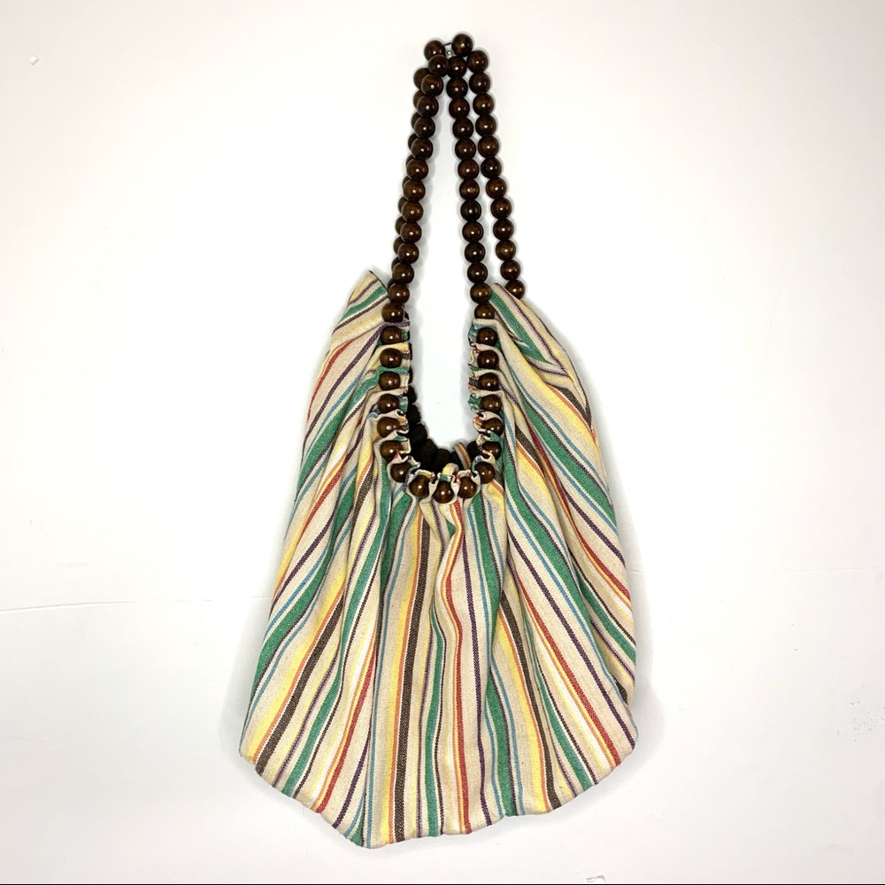 AMC Accessories Striped Tote Bag